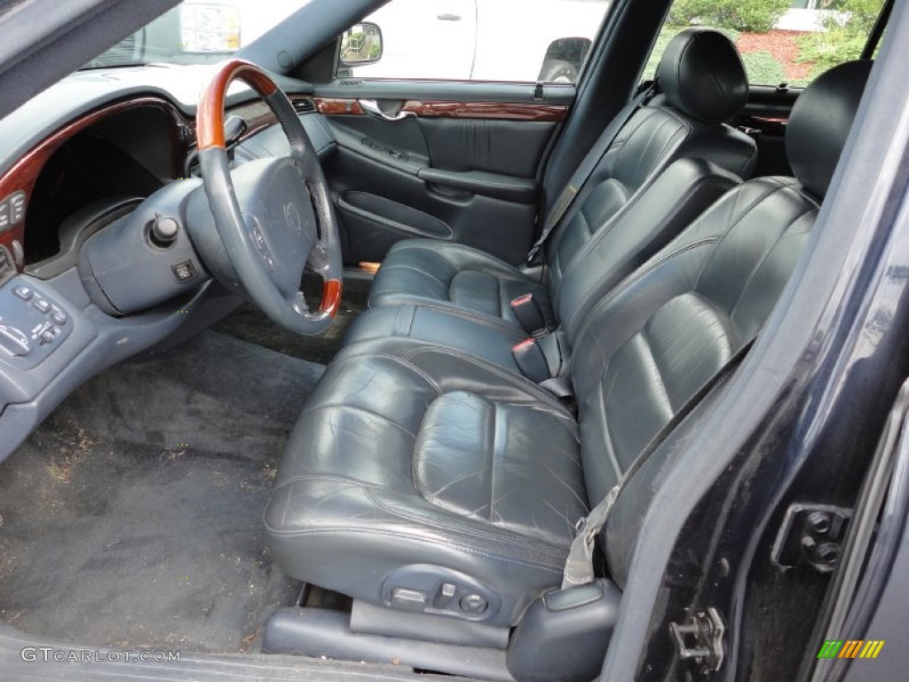 Black Interior 2000 Cadillac DeVille DHS Photo #50727747