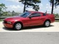 2005 Redfire Metallic Ford Mustang V6 Deluxe Coupe  photo #10