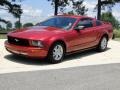 2005 Redfire Metallic Ford Mustang V6 Deluxe Coupe  photo #11