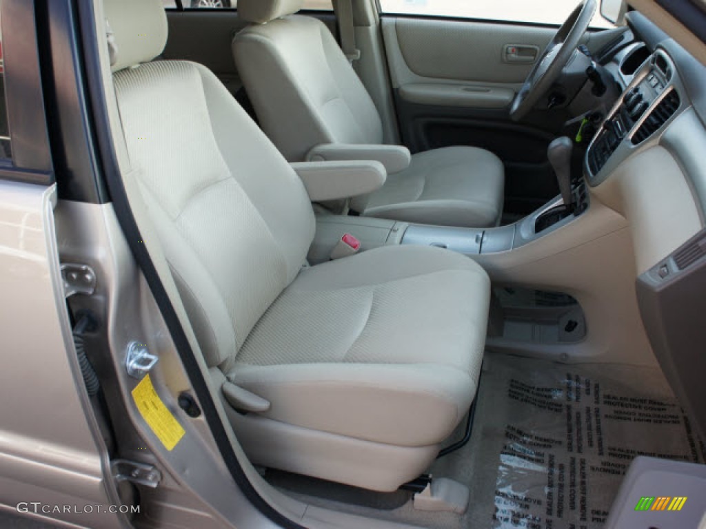 Ivory Beige Interior 2007 Toyota Highlander Hybrid Photo #50728329