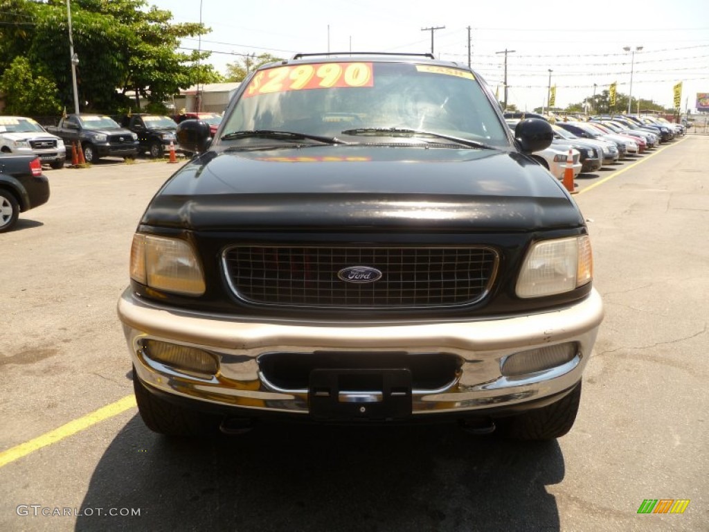 1997 Expedition Eddie Bauer 4x4 - Black / Medium Prairie Tan photo #2