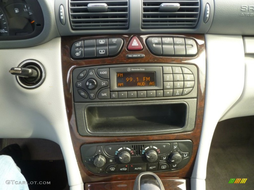 2004 C 240 Sedan - Brilliant Silver Metallic / Ash Grey photo #12