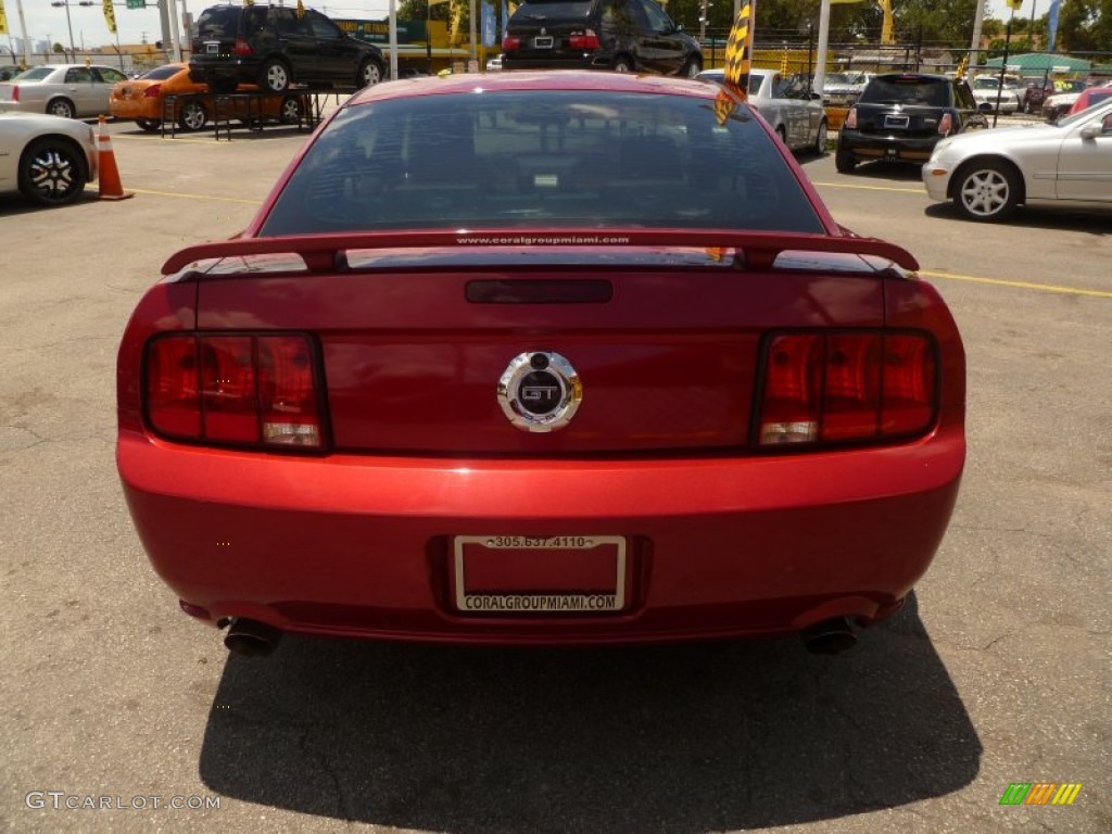 2005 Mustang GT Deluxe Coupe - Redfire Metallic / Dark Charcoal photo #5