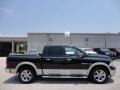 2010 Brilliant Black Crystal Pearl Dodge Ram 1500 Laramie Crew Cab  photo #12