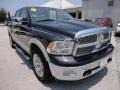 2010 Brilliant Black Crystal Pearl Dodge Ram 1500 Laramie Crew Cab  photo #13