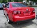 2009 Salsa Red Volkswagen Jetta SE Sedan  photo #2