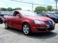 2009 Salsa Red Volkswagen Jetta SE Sedan  photo #3