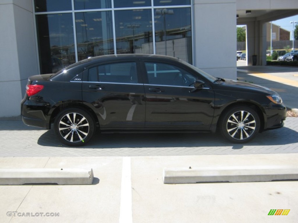 Brilliant Black Crystal Pearl 2011 Chrysler 200 S Exterior Photo #50731950