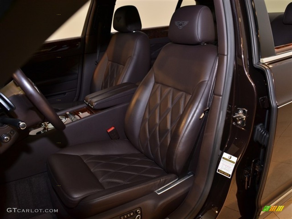 Burnt Oak Interior 2010 Bentley Continental Flying Spur Speed Photo #50732019