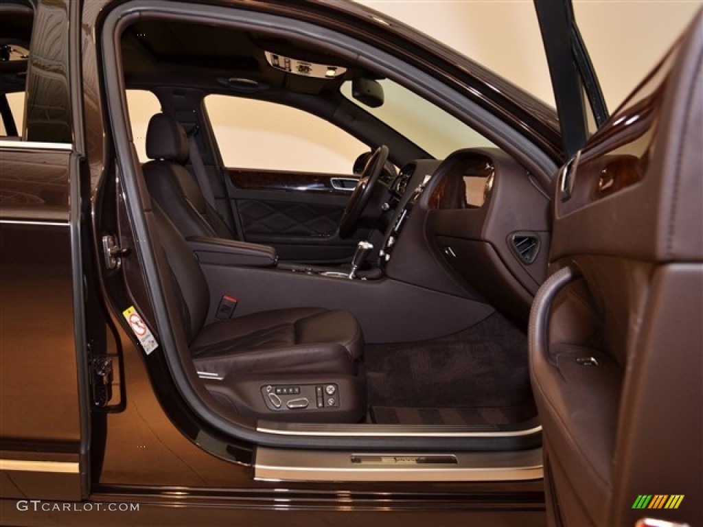 Burnt Oak Interior 2010 Bentley Continental Flying Spur Speed Photo #50732052