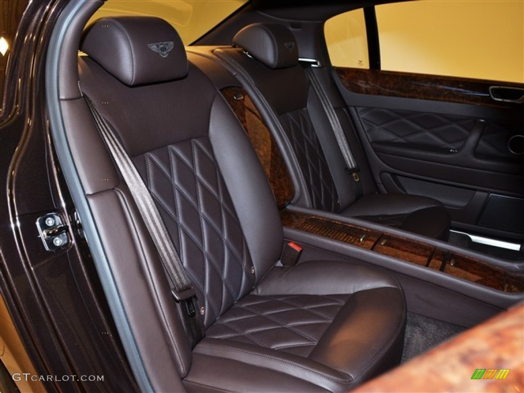 Burnt Oak Interior 2010 Bentley Continental Flying Spur Speed Photo #50732130