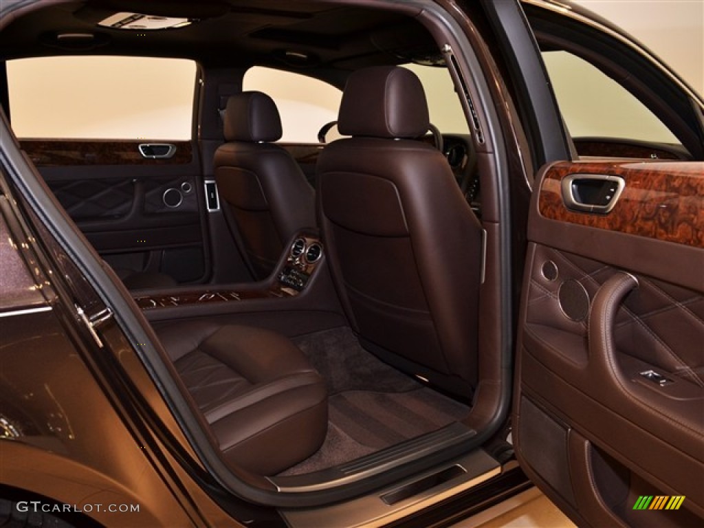 Burnt Oak Interior 2010 Bentley Continental Flying Spur Speed Photo #50732148
