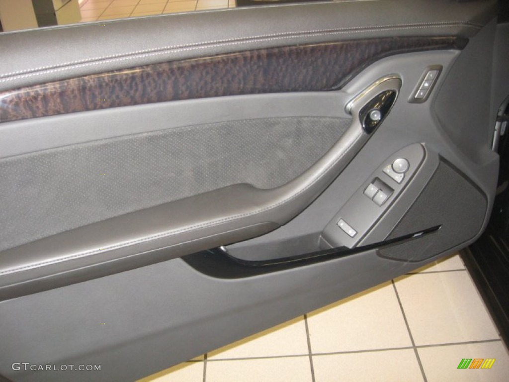 2011 Cadillac CTS -V Coupe Ebony Door Panel Photo #50733132