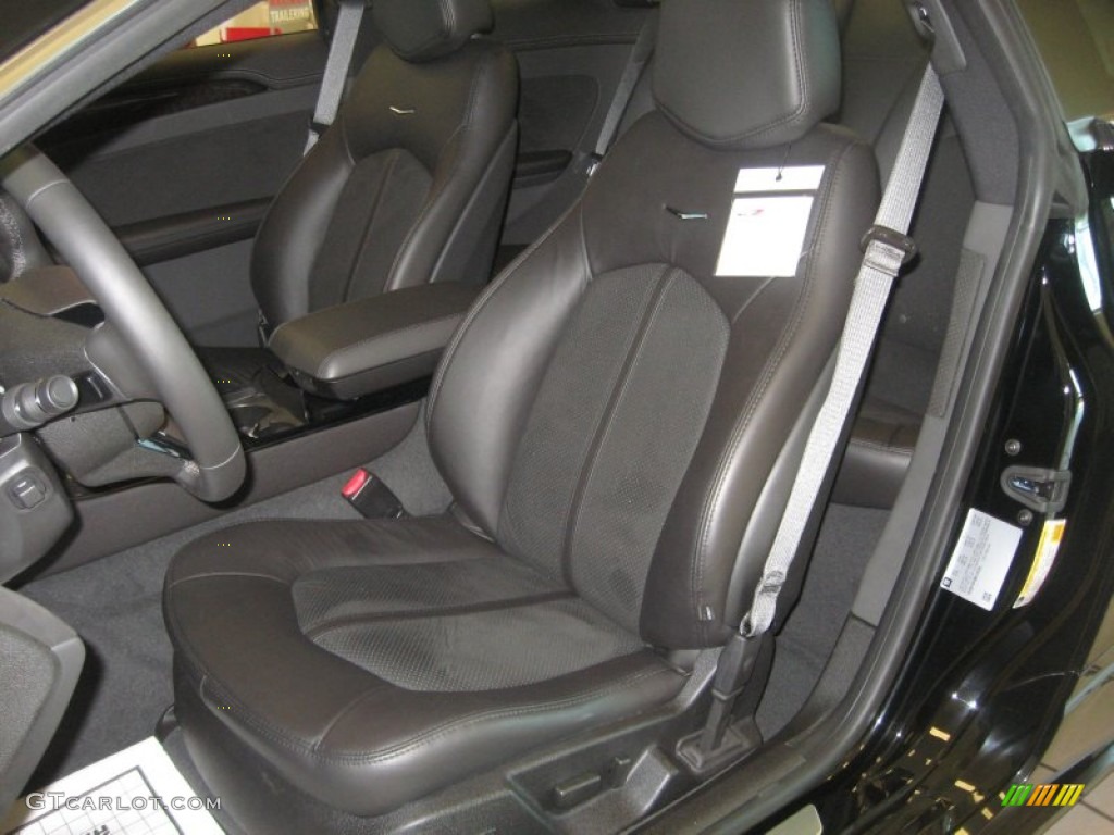 Ebony Interior 2011 Cadillac CTS -V Coupe Photo #50733147