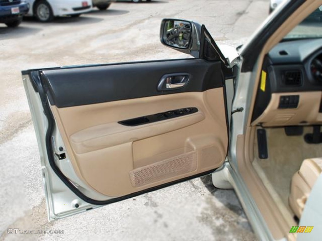 2005 Subaru Forester 2.5 XS Beige Door Panel Photo #50734062
