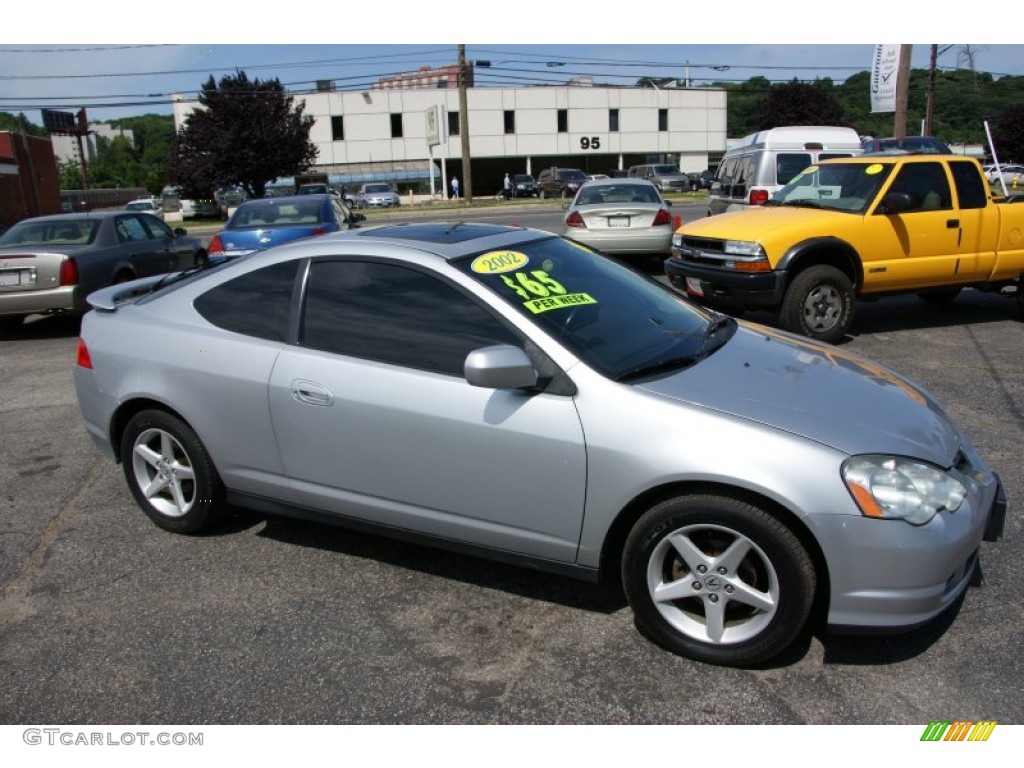 2002 RSX Sports Coupe - Satin Silver Metallic / Ebony Black photo #3