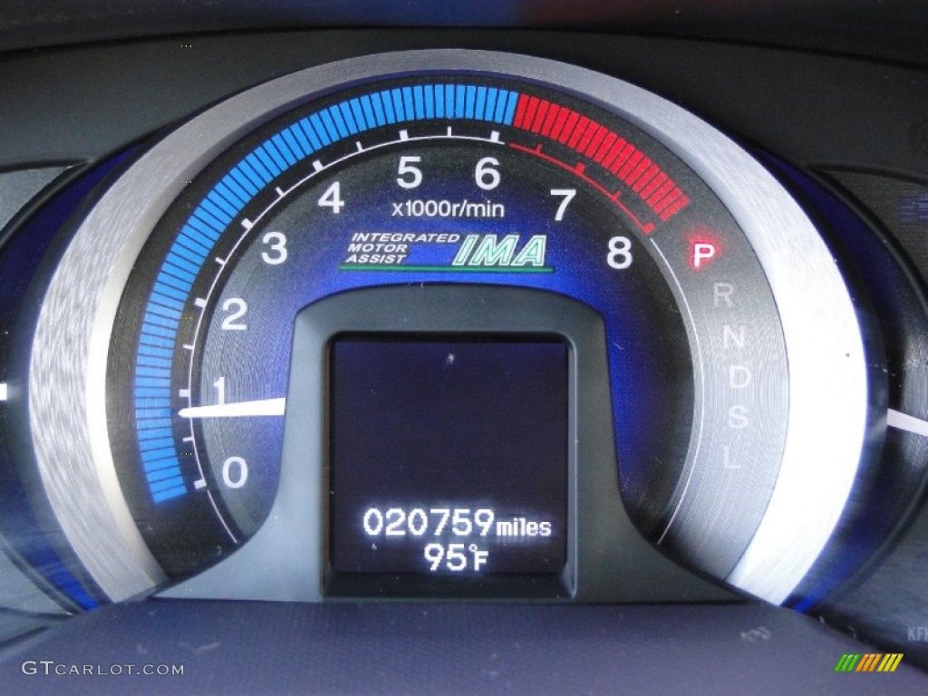 2010 Honda Insight Hybrid LX Gauges Photo #50735034