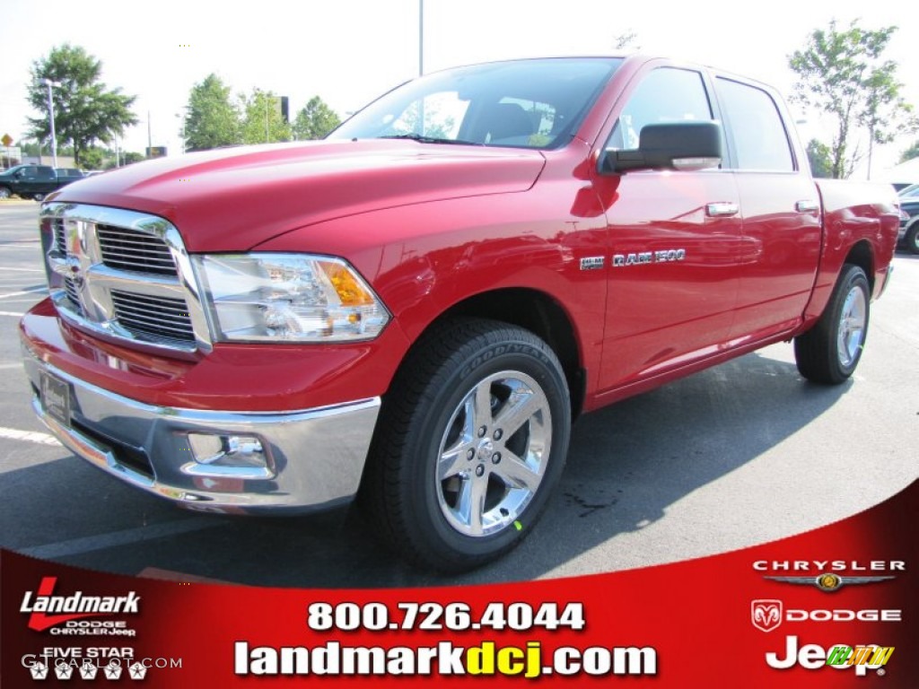 Flame Red Dodge Ram 1500