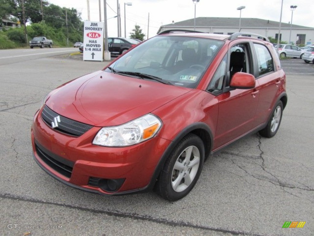 Sunlight Copper Metallic 2009 Suzuki SX4 Crossover Technology AWD Exterior Photo #50736731