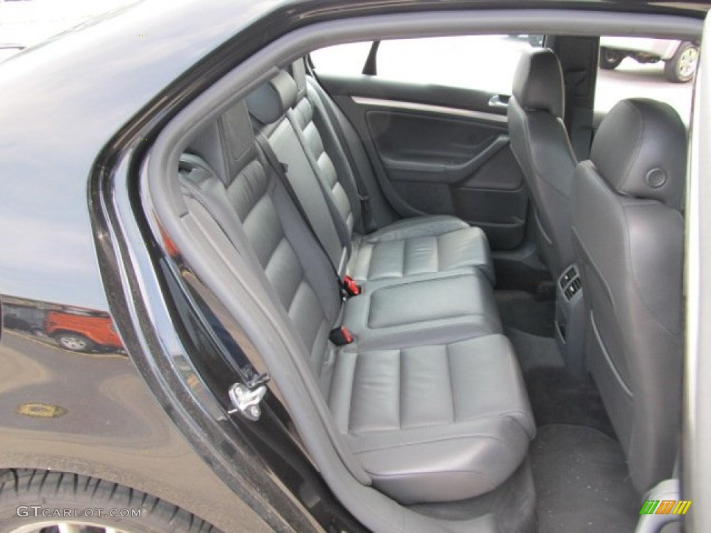 Anthracite Black Interior 2006 Volkswagen Jetta Gli Sedan