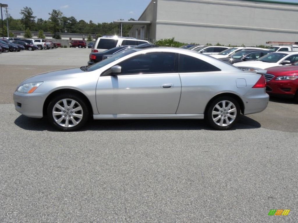 2006 Accord EX Coupe - Alabaster Silver Metallic / Black photo #2