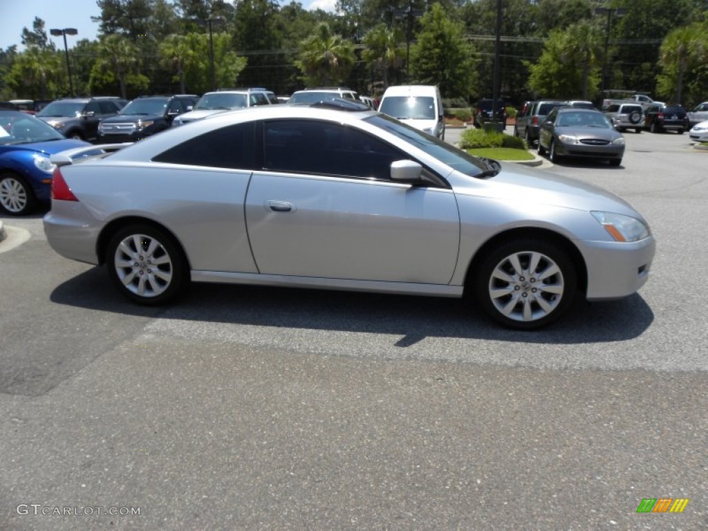 2006 Accord EX Coupe - Alabaster Silver Metallic / Black photo #11