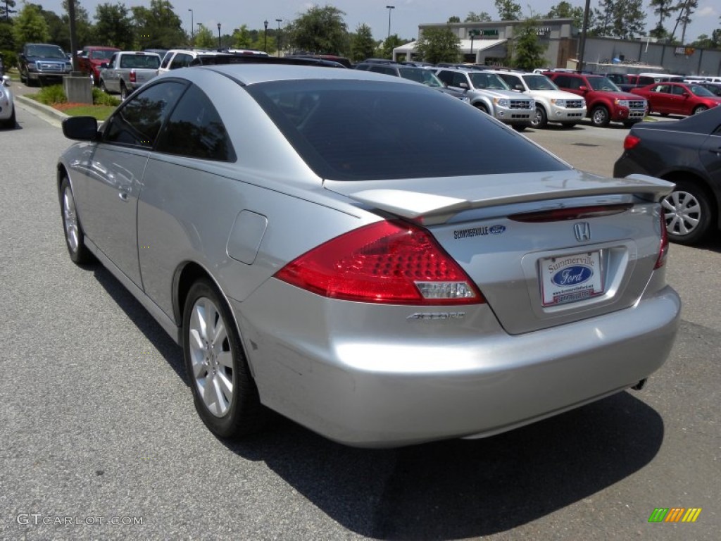 2006 Accord EX Coupe - Alabaster Silver Metallic / Black photo #14