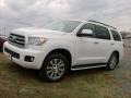 2008 Super White Toyota Sequoia Limited 4WD  photo #15