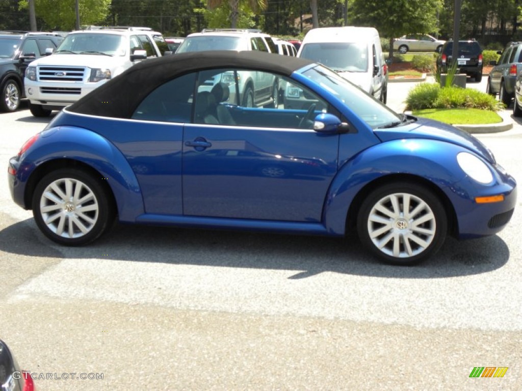 Laser Blue 2008 Volkswagen New Beetle SE Convertible Exterior Photo #50737698