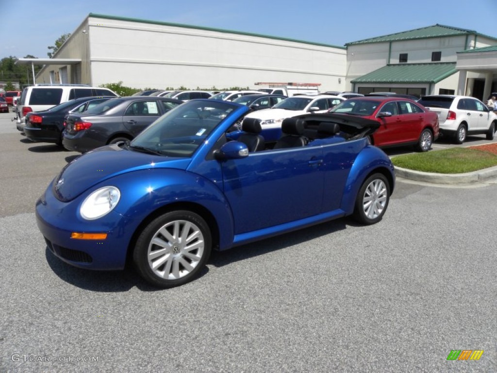 Laser Blue 2008 Volkswagen New Beetle SE Convertible Exterior Photo #50737839