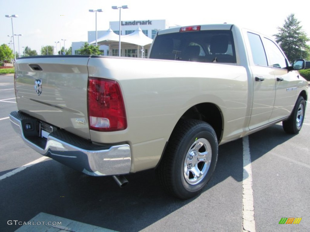 2011 Ram 1500 ST Quad Cab - White Gold / Dark Slate Gray/Medium Graystone photo #3