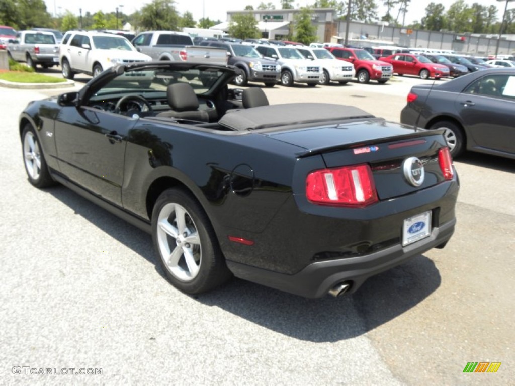 2011 Mustang GT Convertible - Ebony Black / Charcoal Black photo #20
