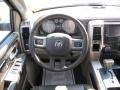 2011 Dodge Ram 1500 Light Pebble Beige/Bark Brown Interior Steering Wheel Photo