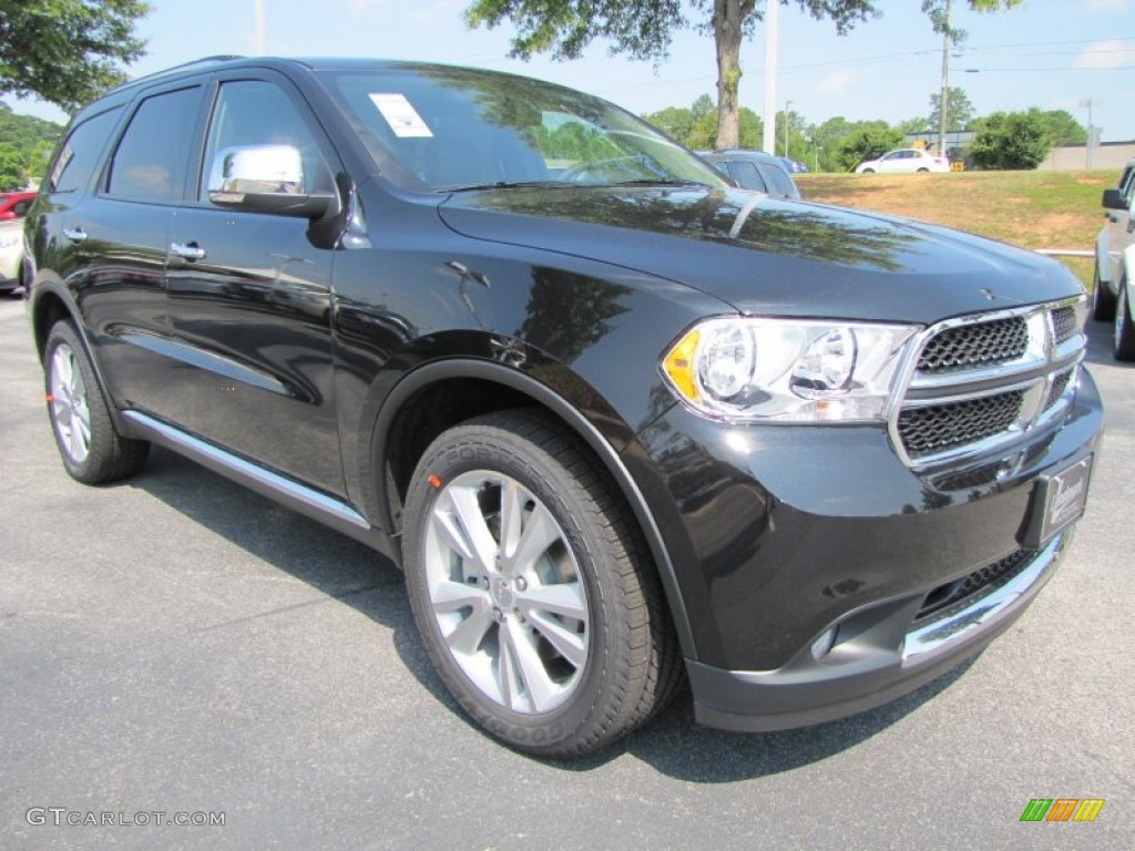 Brilliant Black Crystal Pearl 2011 Dodge Durango Crew Exterior Photo #50739399