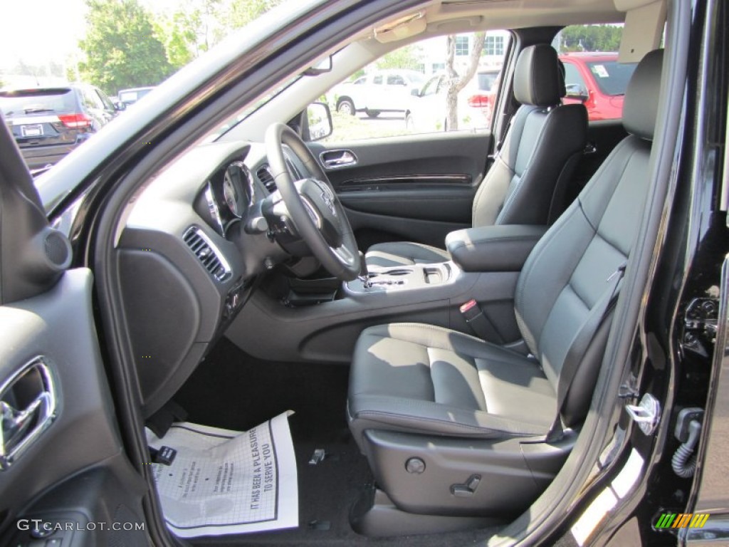 Black Interior 2011 Dodge Durango Crew Photo #50739432