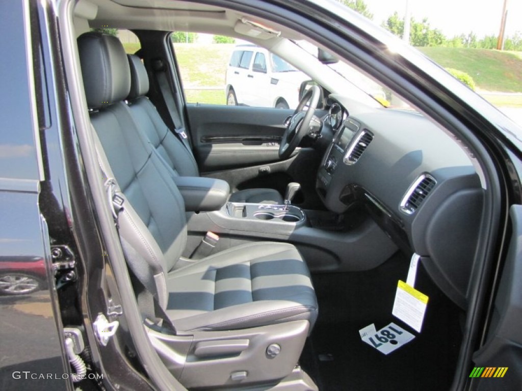 Black Interior 2011 Dodge Durango Crew Photo #50739489