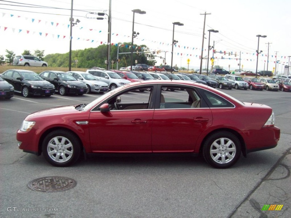 2009 Taurus SE - Sangria Red Metallic / Medium Light Stone photo #2