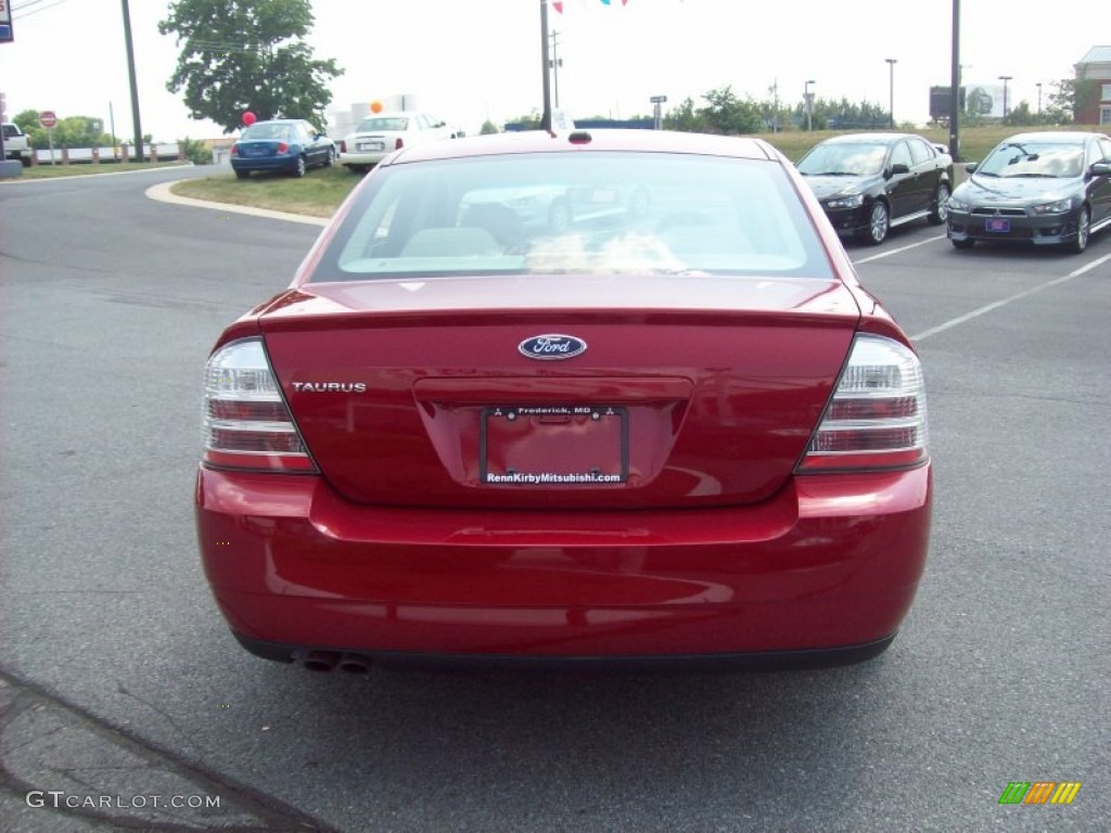 2009 Taurus SE - Sangria Red Metallic / Medium Light Stone photo #3