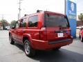 2006 Inferno Red Pearl Jeep Commander   photo #6