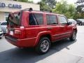 2006 Inferno Red Pearl Jeep Commander   photo #8