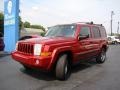 2006 Inferno Red Pearl Jeep Commander   photo #34