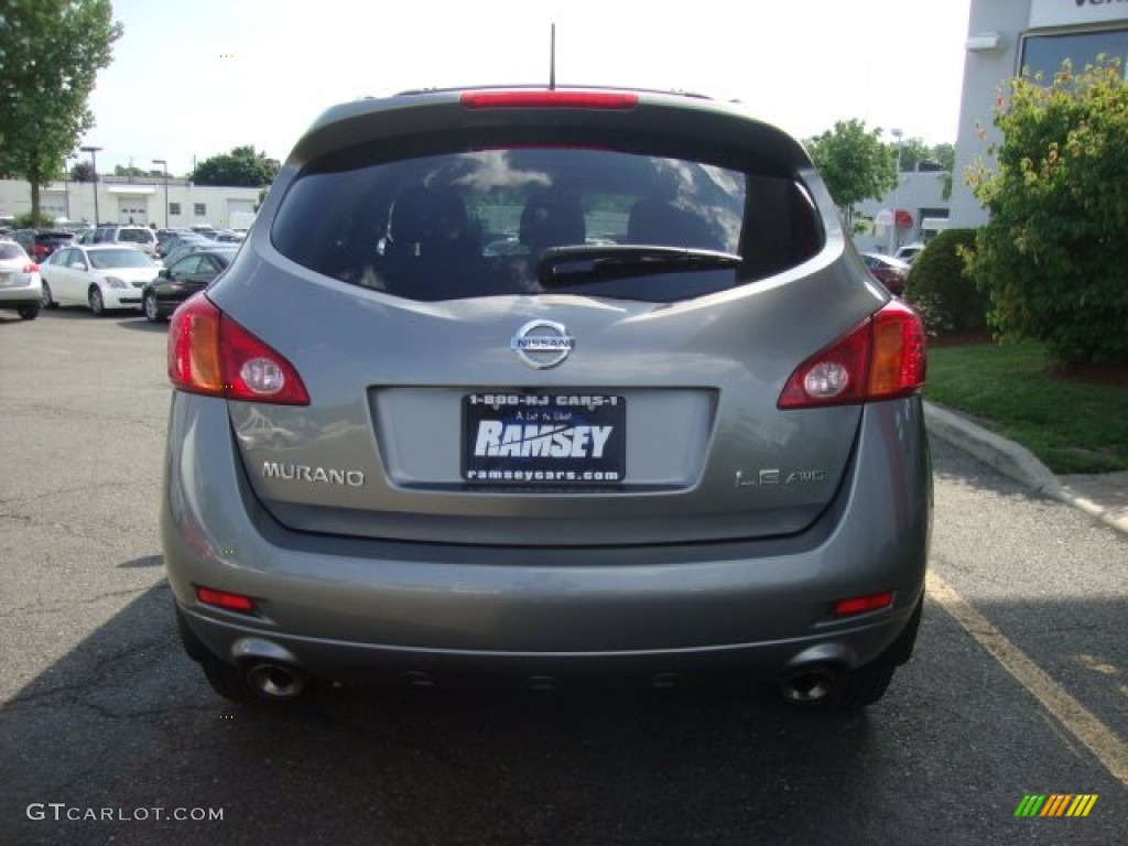 2009 Murano LE AWD - Platinum Graphite Metallic / Black photo #5