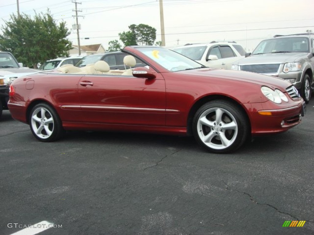 Firemist Red Metallic 2005 Mercedes-Benz CLK 320 Cabriolet Exterior Photo #50742168