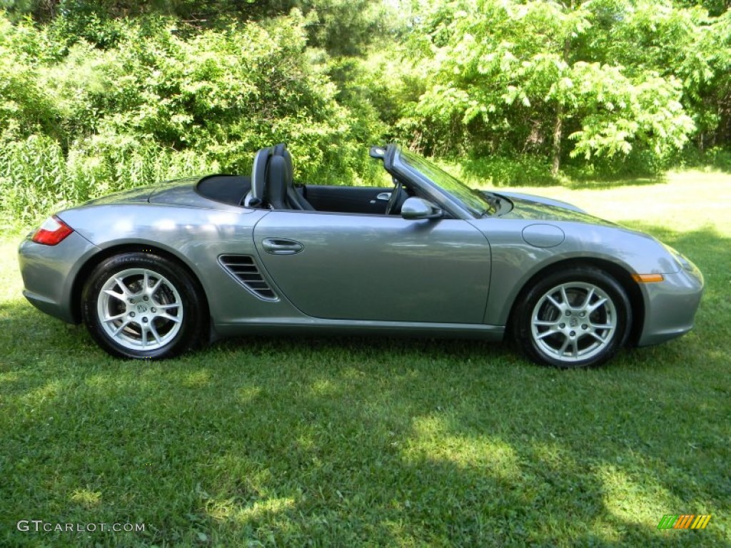 Seal Grey Metallic 2005 Porsche Boxster Standard Boxster Model Exterior Photo #50742246