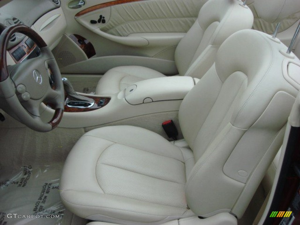 Sand Interior 2005 Mercedes-Benz CLK 320 Cabriolet Photo #50742258