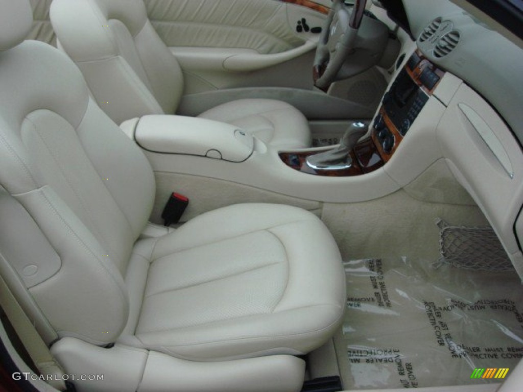Sand Interior 2005 Mercedes-Benz CLK 320 Cabriolet Photo #50742300