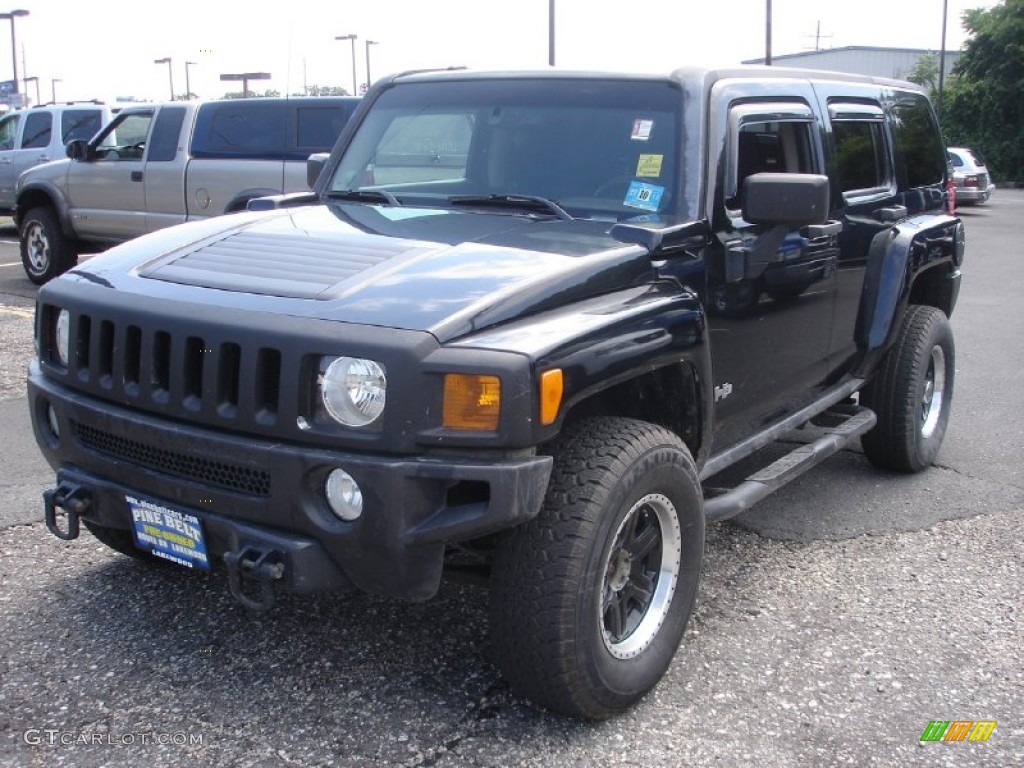 Black 2006 Hummer H3 Standard H3 Model Exterior Photo #50742540