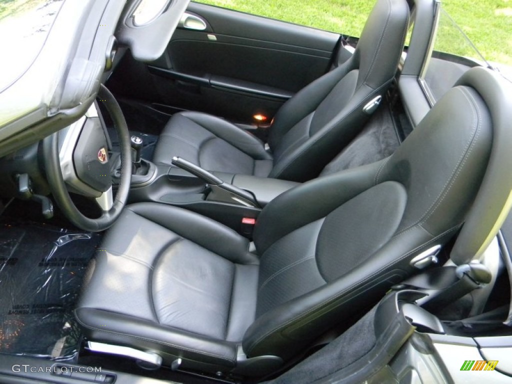 Black Interior 2005 Porsche Boxster Standard Boxster Model Photo #50742621