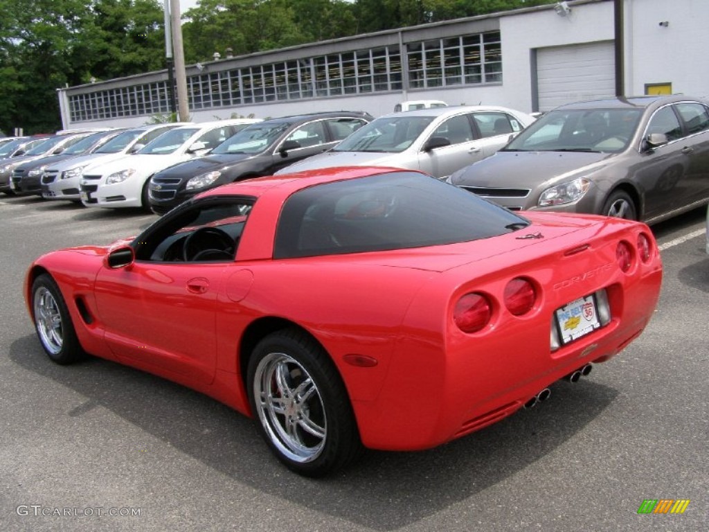 2004 Corvette Coupe - Torch Red / Black photo #5