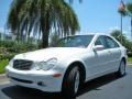 Alabaster White 2003 Mercedes-Benz C 240 Sedan Exterior
